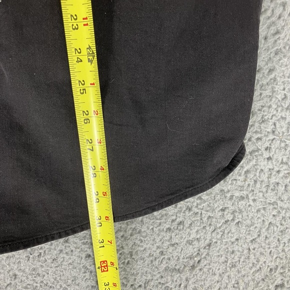 Wrangler Shirt Mens XL Black Denim Western Snap Long Sleeve Cowboy Workwear - Picture 7 of 8